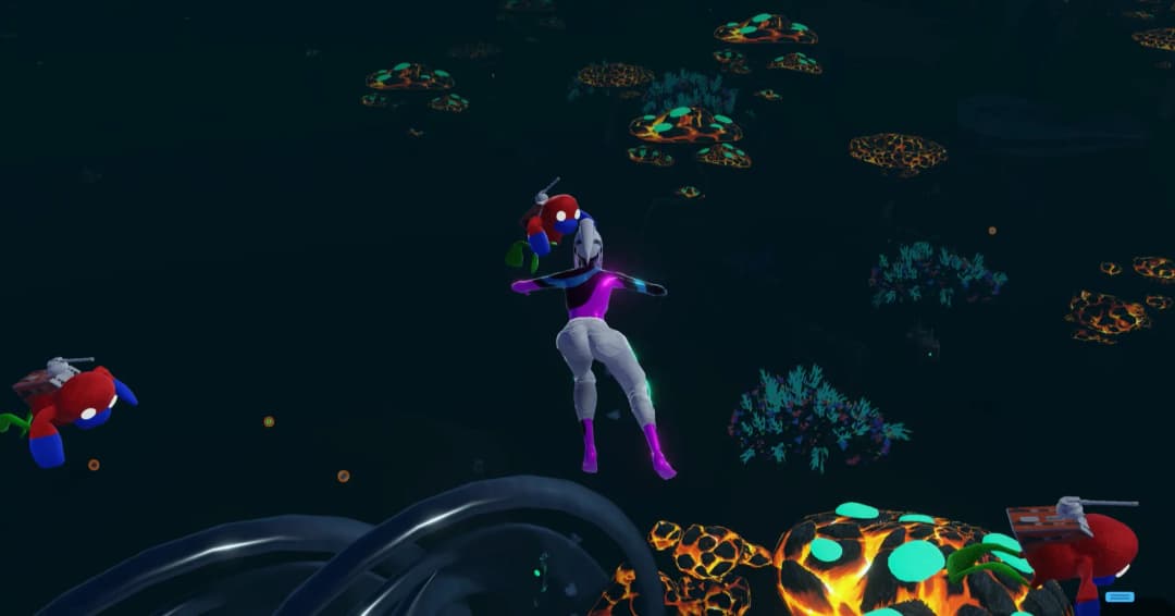 Maimed Dumb Ducks surrounding Thalassa in the alien ocean